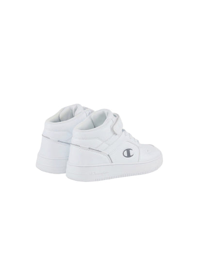 CHAMPION RD18 2.0 MID G PS MID CUT SHOE WHT/SILVER S32498-WW021