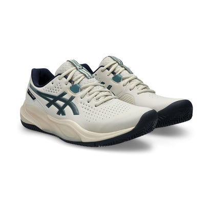 Asics Scarpe da Tennis Uomo Asics Gel-challenger 15 Clay (1041A508-250) – Oatmeal/Midnight 1041A508-250 – foto 4