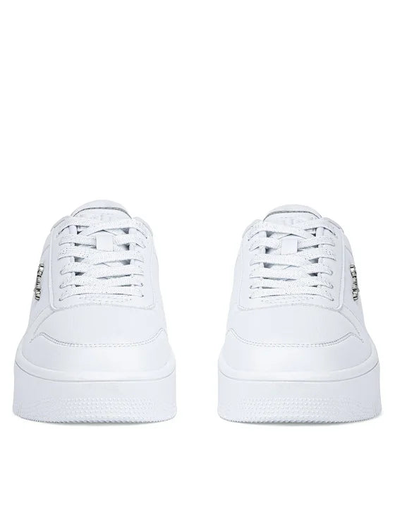 CHAMPION RD18 PLAT CHROMO LOW CUT SHOE WHT/SILVER S11715-WW015
