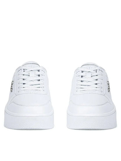 CHAMPION RD18 PLAT CHROMO LOW CUT SHOE WHT/SILVER S11715-WW015