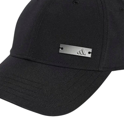 ADIDAS Lightweight Baseball Cap Metal Badge - Black JE5653