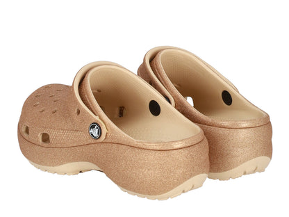 Crocs Classic Platform Glitter Clg W 207241-SHIT