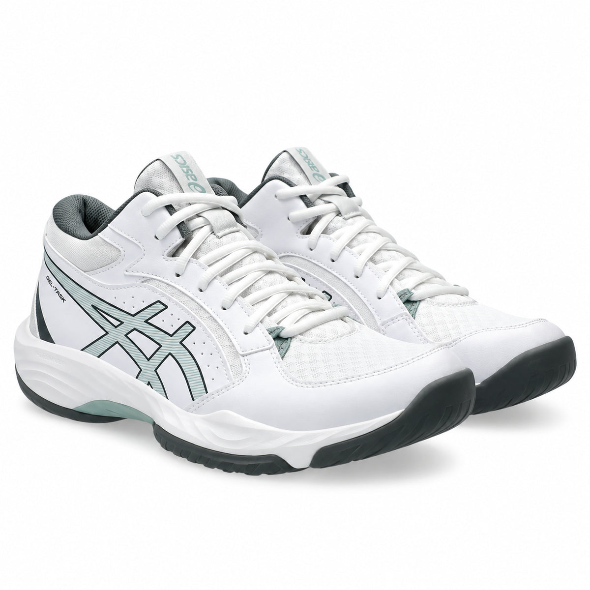 Asics Scarpe da Pallavolo e Indoor Uomo Asics Gel-task Mt 5 (1071A131-100) – White/Ocean Haze 1071A131-100 – foto 3