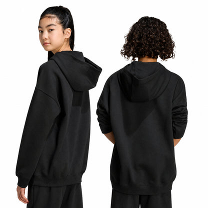 Adidas Felpa Bambino Oversize Hoodie Nera KR0860