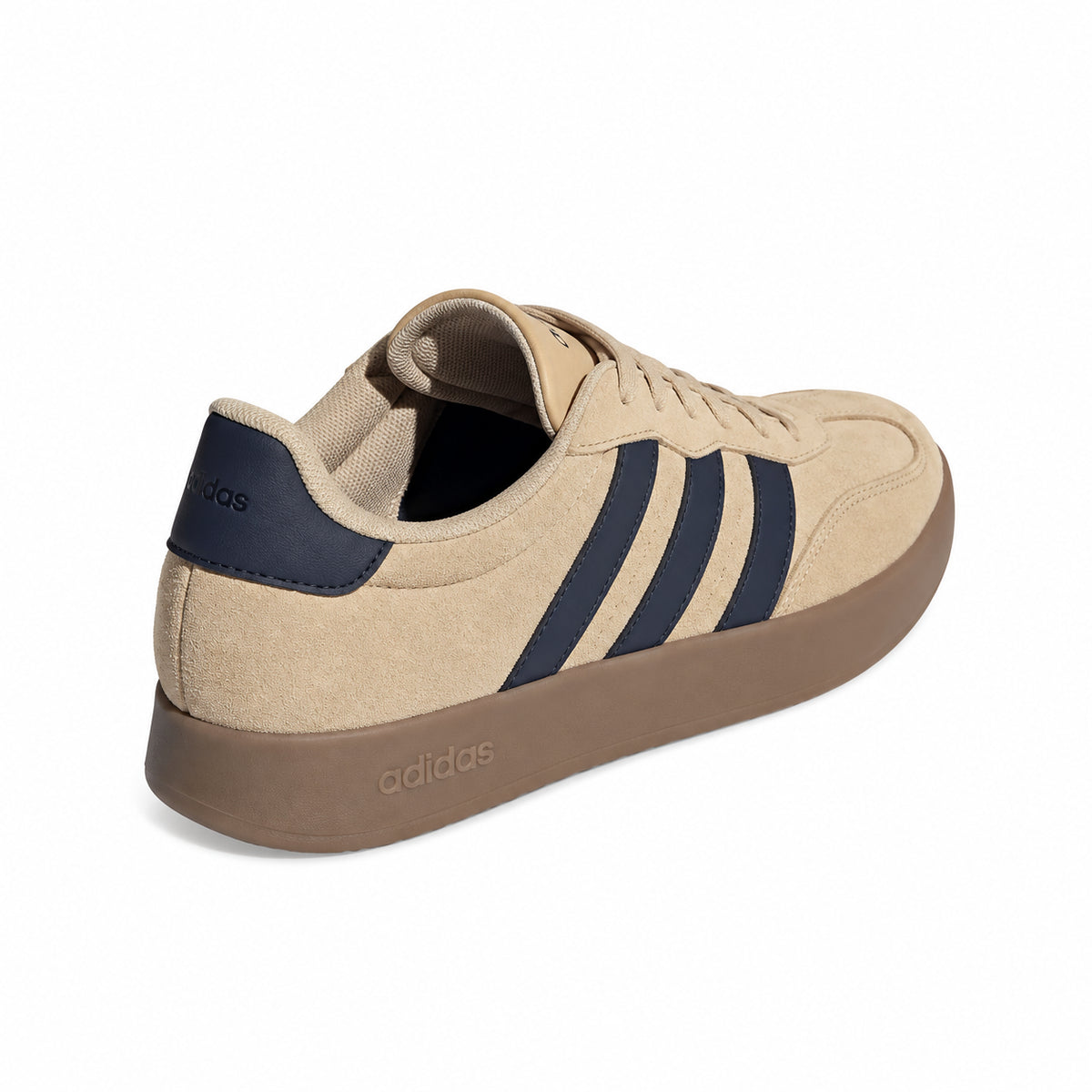 Adidas Barreda KK2281 – Beige sneakers uomo in suede, scarpe casual per tempo libero, calzature da abbinare a jeans e pantaloni per uno stile sportivo