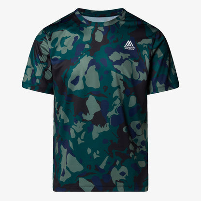 THE NORTH FACE M MA 24/7 S/S TEE AOP DEEP NORI LIGHT SHOW NF0A8BP986U1