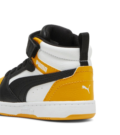 PUMA REBOUND V6 MID AC+ INF PUMA WHITE-PUMA BLACK-TANGERINE 396542-19