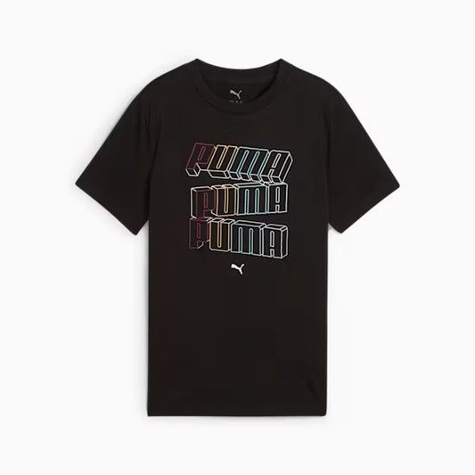 PUMA ESS LOGO LAB HOG TEE B BLACK 685788-01