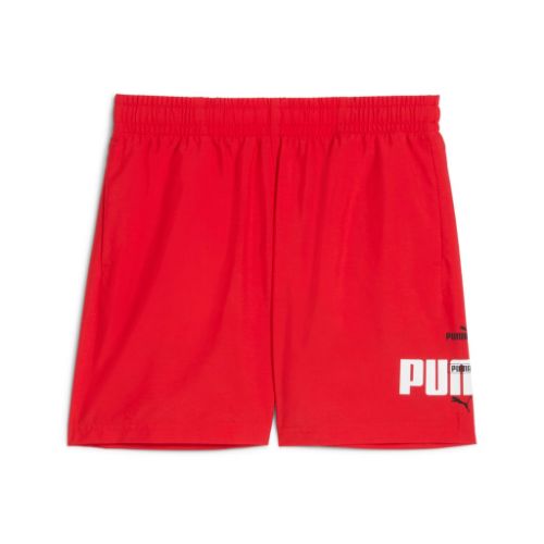 PUMA ESS LOGO LAB SUMMER WOVEN SHORTS B RED 685796-11