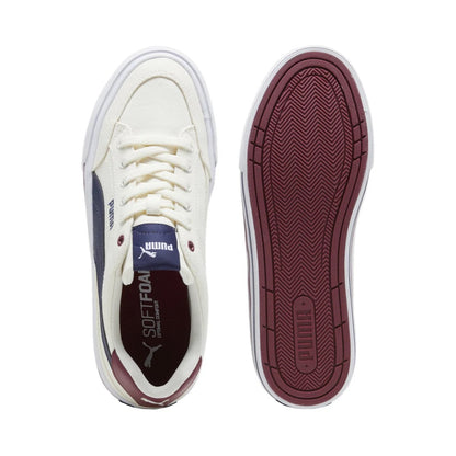 PUMA COURT CLASSIC VULC FS WARM WHITE-NAVY-SUGARED ALMOND 396353-01