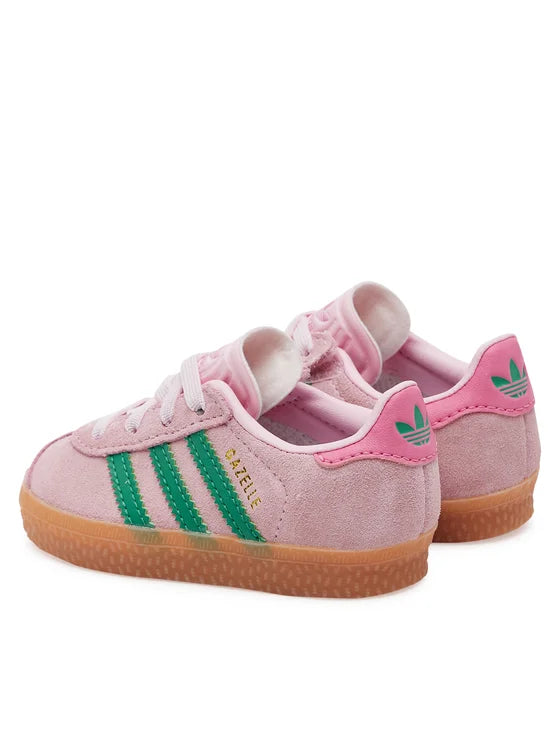 ADIDAS GAZELLE CF EL I CLPINK/COUGRN/BLIPNK JP7138