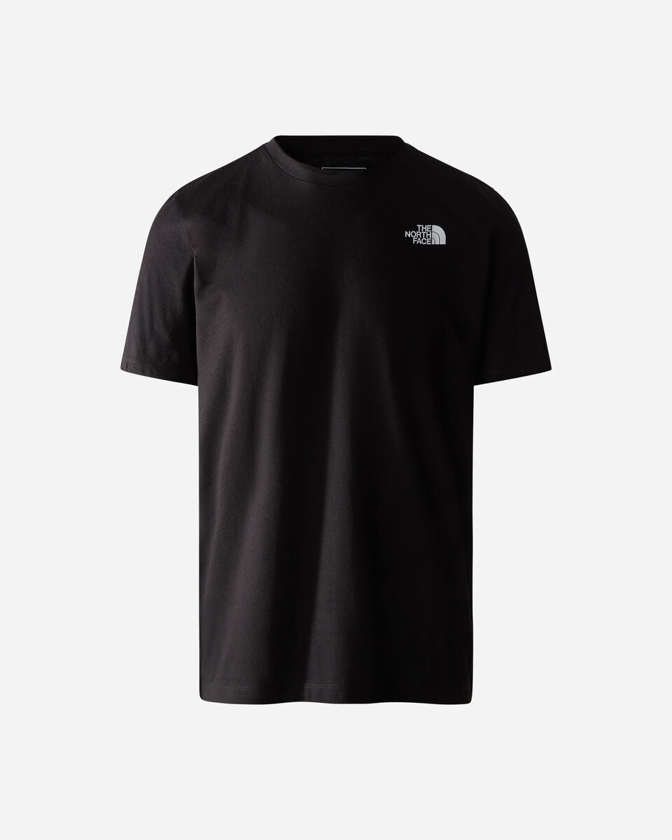 THE NORTH FACE M FOUNDATION GRAPHIC TEE S/S - EU TNF BLACK/OPTIC BLUE NF0A86XHOGF1