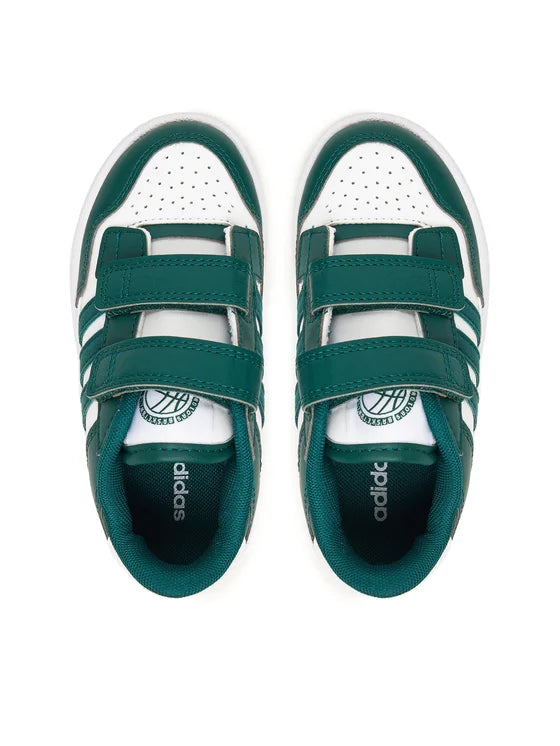 ADIDAS RAPID COURT CF C CGREEN/FTWWHT/GUM3 JR1022