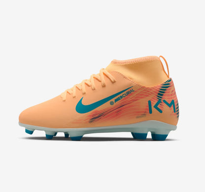 NIKE JR. MERCURIAL SUPERFLY 10 CLUB "KYLIAN MBAPP  " MELON TINT/NEO HF6283-801