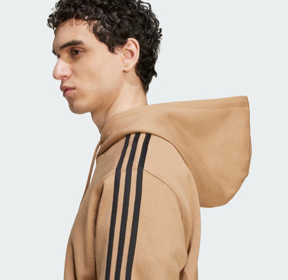 ADIDAS AOR 3-STRIPES HOODY CARDBO/BLACK JY1377
