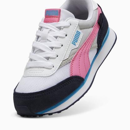 PUMA FUTURE RIDER SPLASH PS WHITE-COOL LIGHT GRAY 381855-20