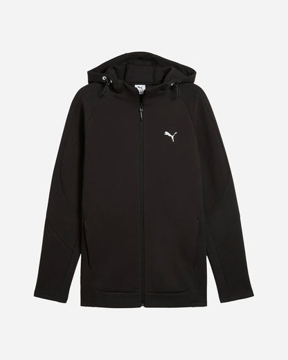 PUMA EVOSTRIPE FULL-ZIP HOODIE DK BLACK 684613-01