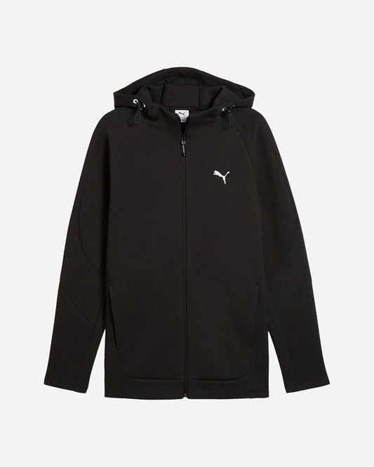 PUMA EVOSTRIPE FULL-ZIP HOODIE DK BLACK 684613-01