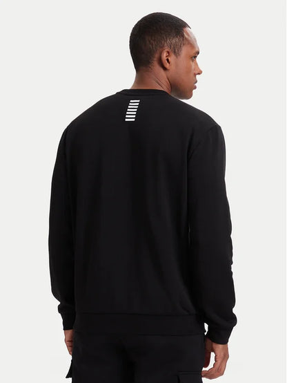 EA7 Emporio Armani Felpa Girocollo 8NPM34-1200 | Uomo | Nero
