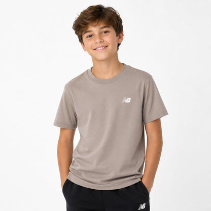 New Balance Jersey Small Logo Tee LAKB0001-SOT | T-Shirt Bambino/a | Stoneware