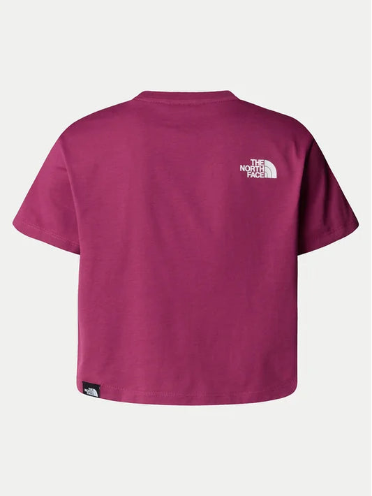 THE NORTH FACE G S/S CROP EASY TEE CYBER BERRY NF0A8DRQ6EO1