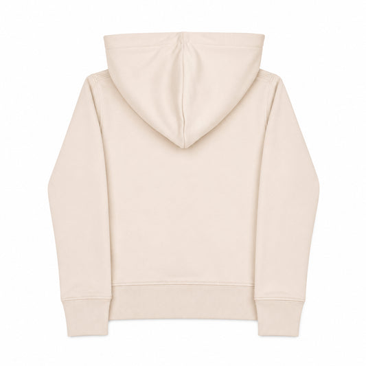 New Balance FT Stacked Logo Hoodie LAKG0207-BIS | Felpa con Cappuccio Bambina | Bisque