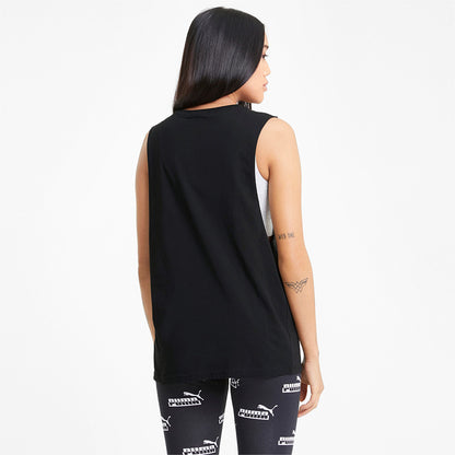 PUMA ESS CUT OFF LOGO TANK BLACK 586864-01