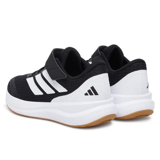 Adidas Runfalcon 6 Children KI1768 – Nero/Bianco, scarpe da running unisex bambino in mesh, calzature per la corsa da abbinare a tute e abiti sportivi