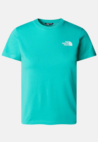 THE NORTH FACE TEEN S/S SIMPLE DOME TEE GEYSER AQUA NF0A87T4PIN1