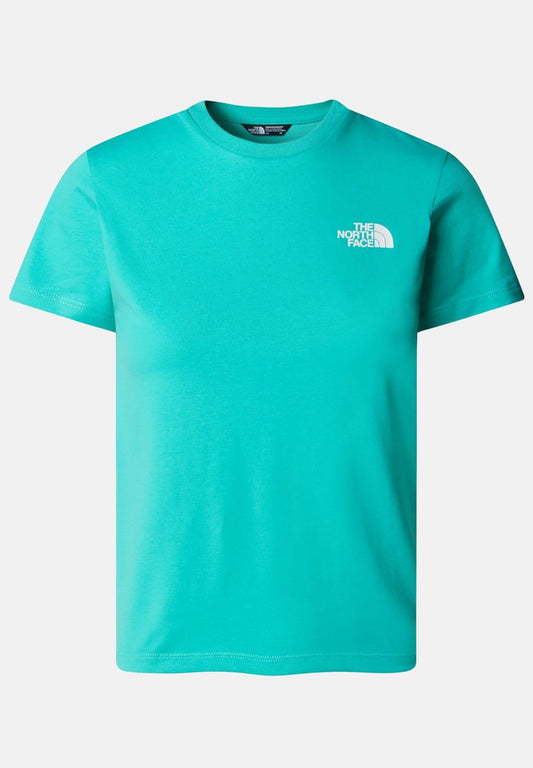 THE NORTH FACE TEEN S/S SIMPLE DOME TEE GEYSER AQUA NF0A87T4PIN1
