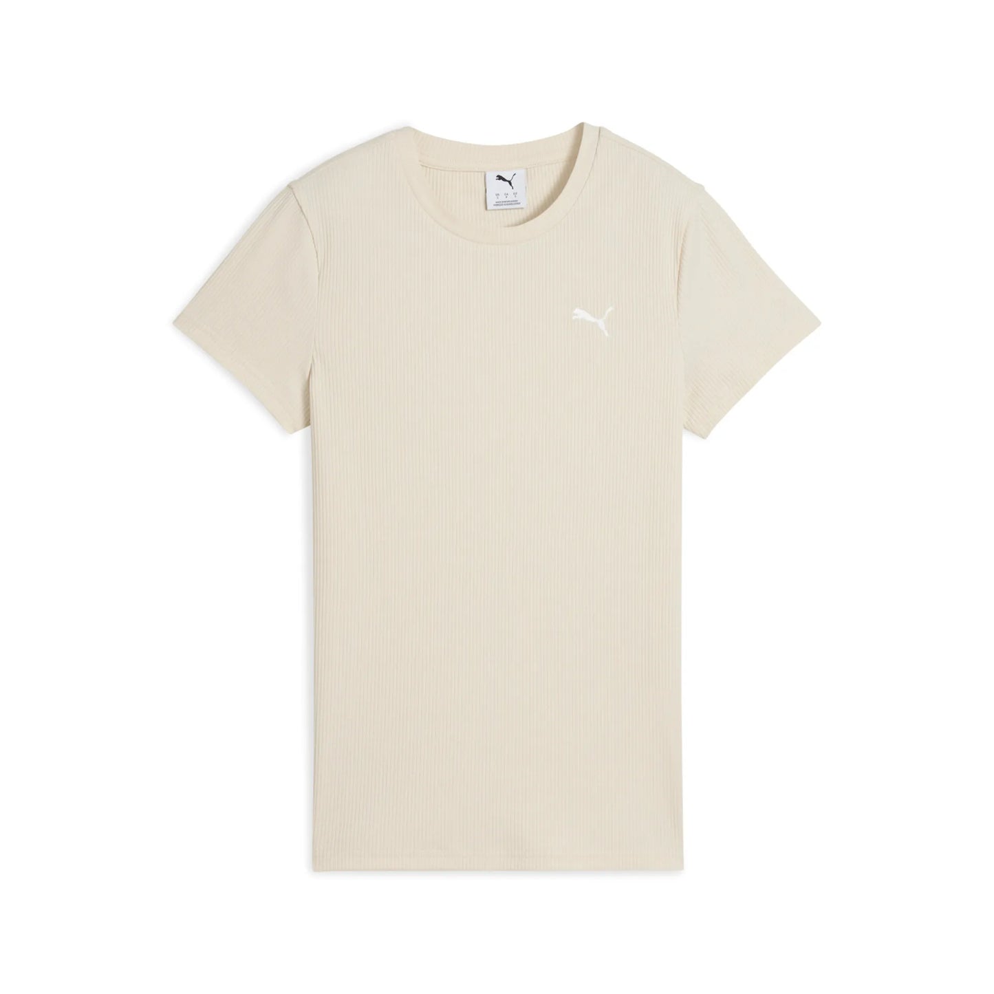 PUMA ESS ELEVATED RIB TEE WHITE 685021-87