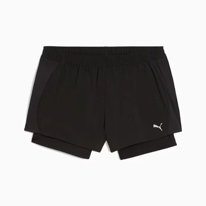 PUMA W RUN VELOCITY 2IN1 3" SHORT BLACK 526588-01