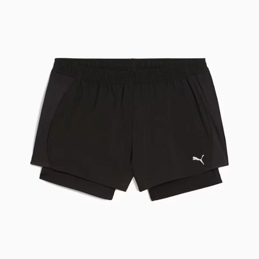 PUMA W RUN VELOCITY 2IN1 3" SHORT BLACK 526588-01