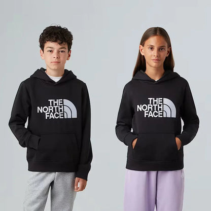 THE NORTH FACE TEEN DREW PEAK PULLOVER HOODIE TNF BLACK NF0A8EHHJK31