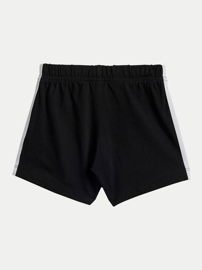 ADIDAS AOR SHORT TEE SET BLACK/WHITE JE0521