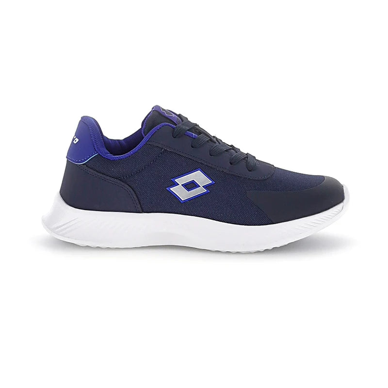 Lotto Run 95 AMF JR Sneakers Running Ragazzo Ragazza in Mesh Blu Dress Blue Silver Metal 2 Pacific Blue Taglie 38-40 224619-1IH