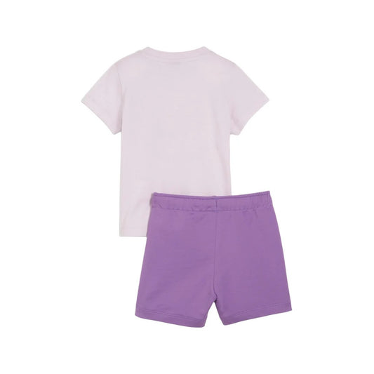 PUMA MINICATS TEE & SHORTS SET FAST PINK 845839-59