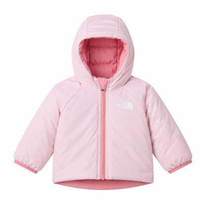 The North Face Baby Reversible Perrito Giacca Imbottita Reversibile con Cappuccio Neonata Bimba Rosa Primrose Inverno Taglie 6-24 Mesi NF0A88W3NO91