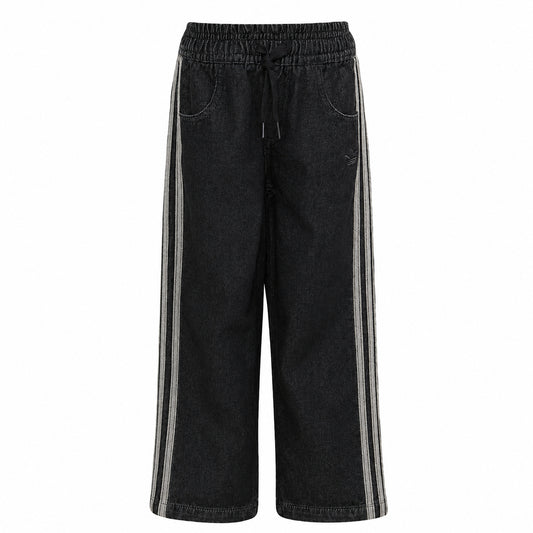 Pantaloni Adidas Firebird Denim Bambina Neri KD5809