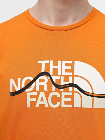 THE NORTH FACE M S/S MOUNTAIN LINE TEE DESERT RUST NF0A87NTPCO1
