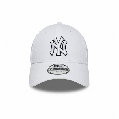 New Era 9Forty Outline NY Yankees Bianco 60675522