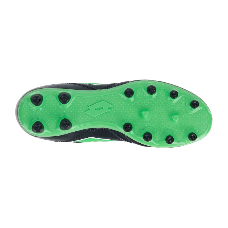 Lotto Stadio 200 III FG Nero/Verde Uomo 218126-1NI