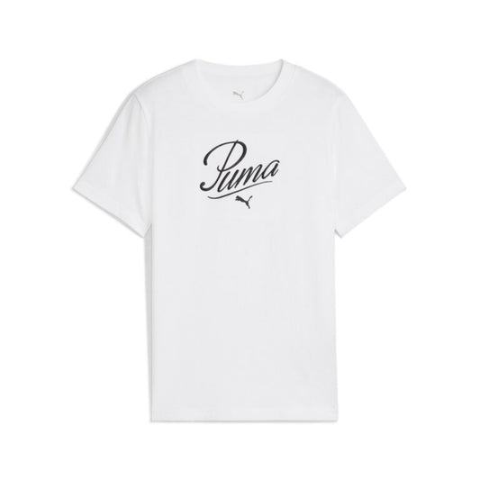 PUMA ESS SCRIPT TEE G WHITE 685805-02