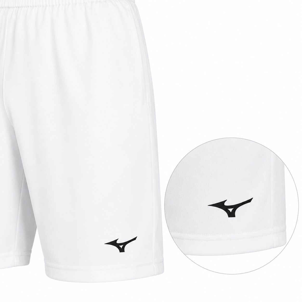 Pantaloncino Sportivo Mizuno Uomo Bianco