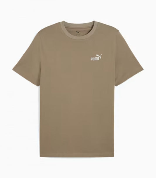 PUMA ESS SMALL NO. 1 LOGO TEE (S) BROWN 682535-83