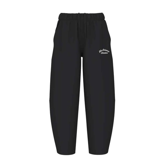 NEW BALANCE NEW LINEAR HERITAGE FLEECE BARREL LEG PANT - BLACK WP53500BK