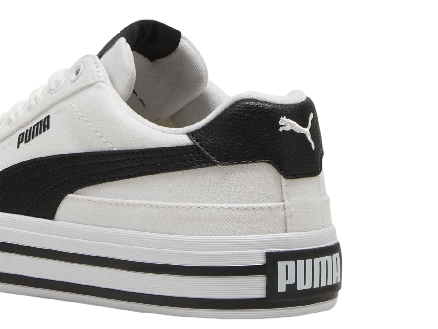 PUMA COURT CLASSIC VULC FS JR WHITE-BLACK 396558-02