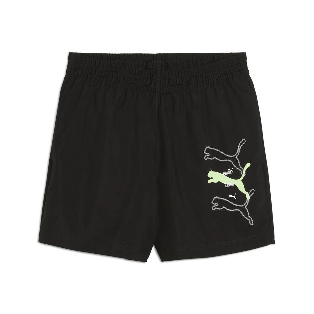 PUMA ESS LOGO LAB PUMA LOGO WOVEN SHORTS 5 “ BLACK 684673-01