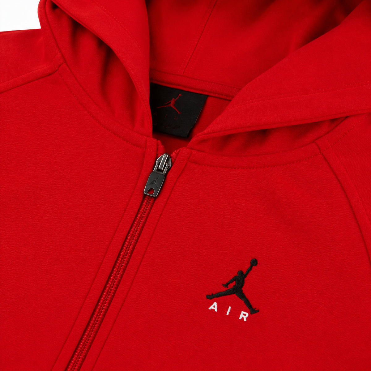 Jordan Brooklyn Full Zip Hoodie – Felpa Bambino Rossa – foto 7