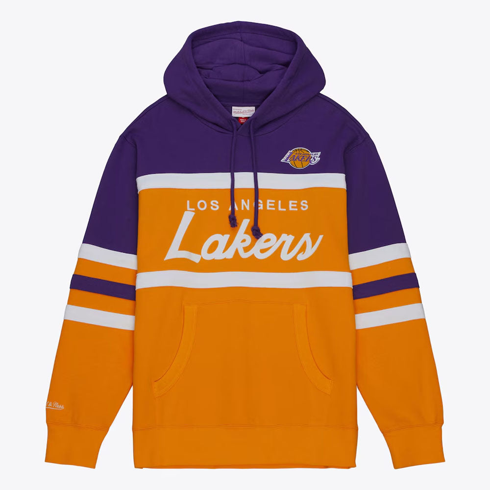 Mitchell & Ness NBA HEAD COACH HOODIE LAKERS FPHD6293-LALYYPPPGDPR